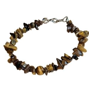 Handmade Tigers Eye Bracelet Size 7 (No Elastic) Lot 8